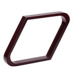 Gse Solid Wood Billiard 8-Ball Triangle & 9-Ball Diamond Pool Ball Racks For 2-1/4'' Pool Balls (Mahogany Diamond Rack)