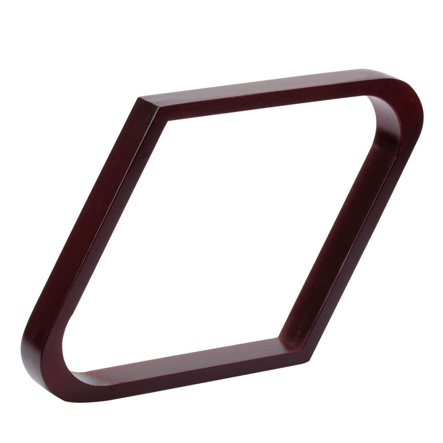 Gse Solid Wood Billiard 8-Ball Triangle & 9-Ball Diamond Pool Ball Racks For 2-1/4'' Pool Balls (Mahogany Diamond Rack)