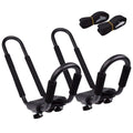 Dorsal Kayak Rack Set 2Pcs J-Bar Rack For Canoe Sup Board Boat On Roof Top Mount Crossbars