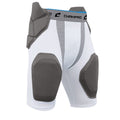 Champro Youth Fpgu6 Tri-Flex 5-Pad Integrated Girdle, White/Grey Inset, M