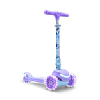 Jetson Disney Frozen 3-Wheel Kick Kids Scooter, LED Lights on Stem, Light-Up Wheels, Height-Adjustable Handlebar, Lean-To-Steer 