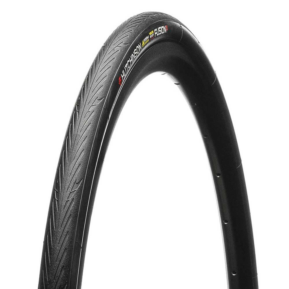 Hutchinson New 2018 Fusion 5 All-Season Tubeless and Tubeless Ready Bike Tire with The New ElevenSTORM Compound (700 x 25 Tubele
