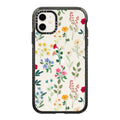 Casetify Impact Case For Iphone 11 - Spring Botanicals 2 - Clear Black