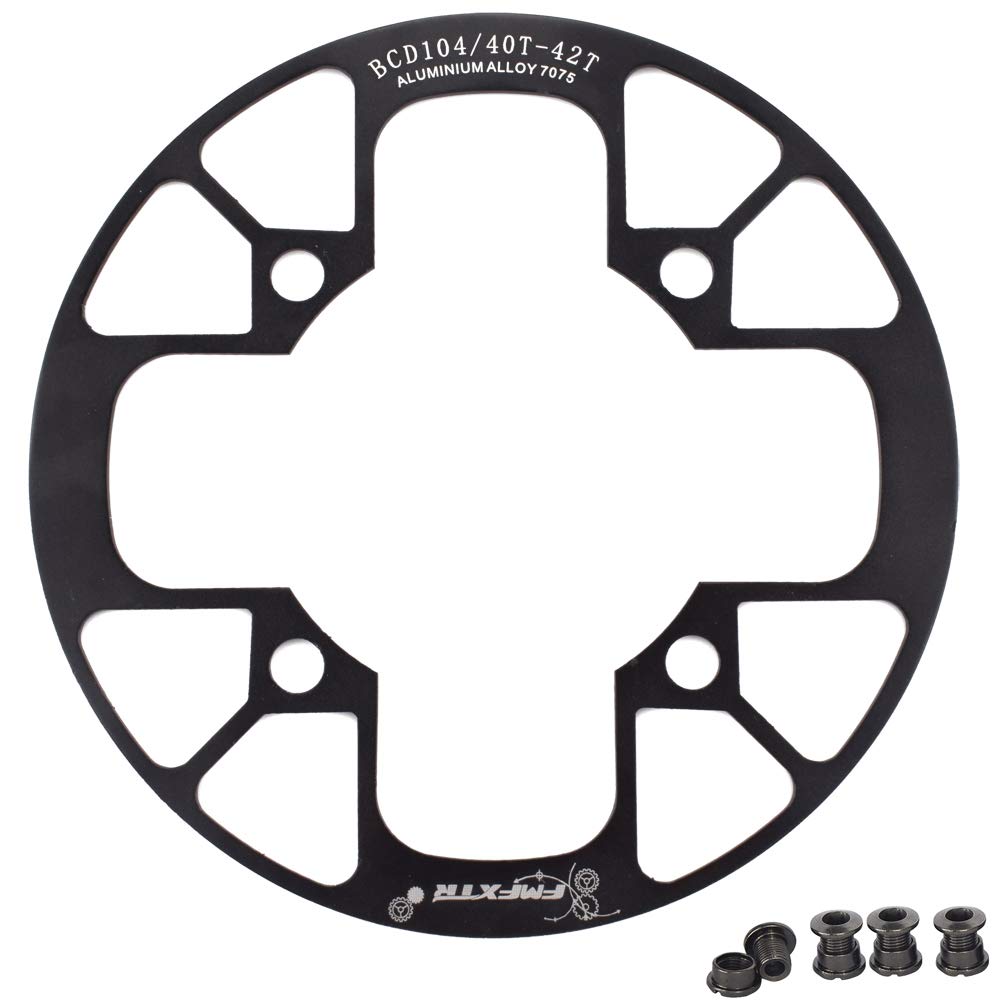 Upanbike Montain Bike Chainring Guard 104 Bcd Aluminum Alloy Chain Ring Protector Cover For 32~34T 36~38T 40~42T Chainring Sproc