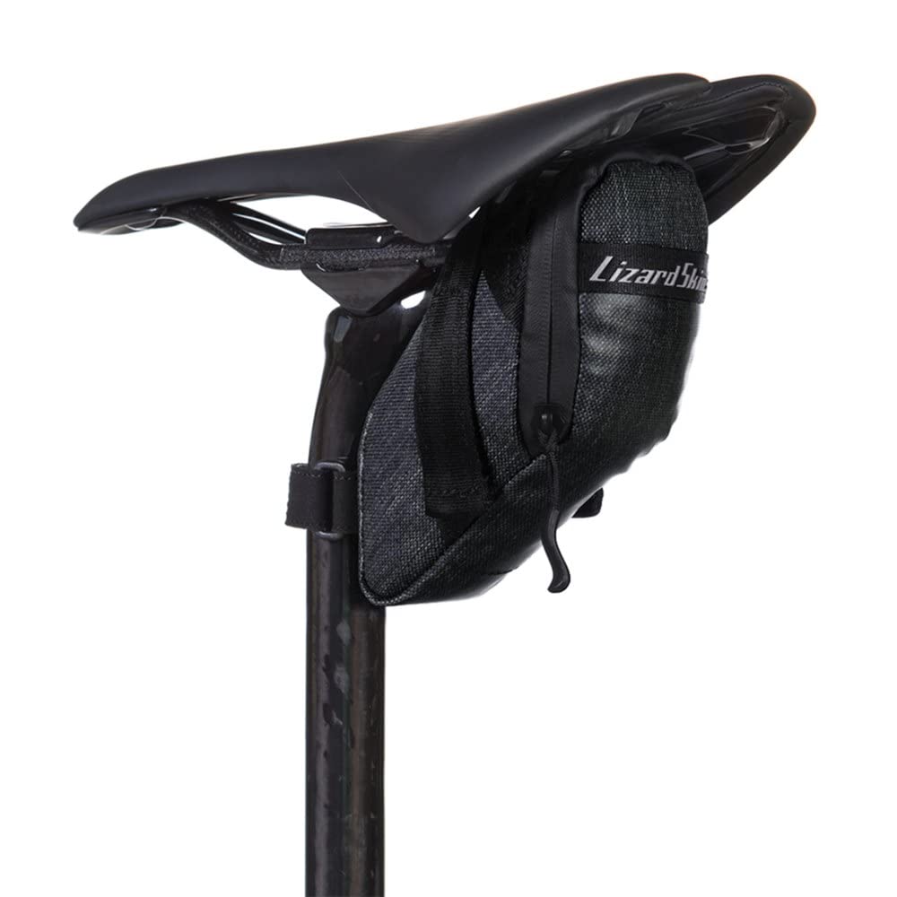Lizard Skins Bicycle Cache Saddle Bag Jet Black Medium