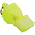Fox 40 Classic CMG Cushioned Mouth Grip Whistle, 115 dB, Neon Yellow