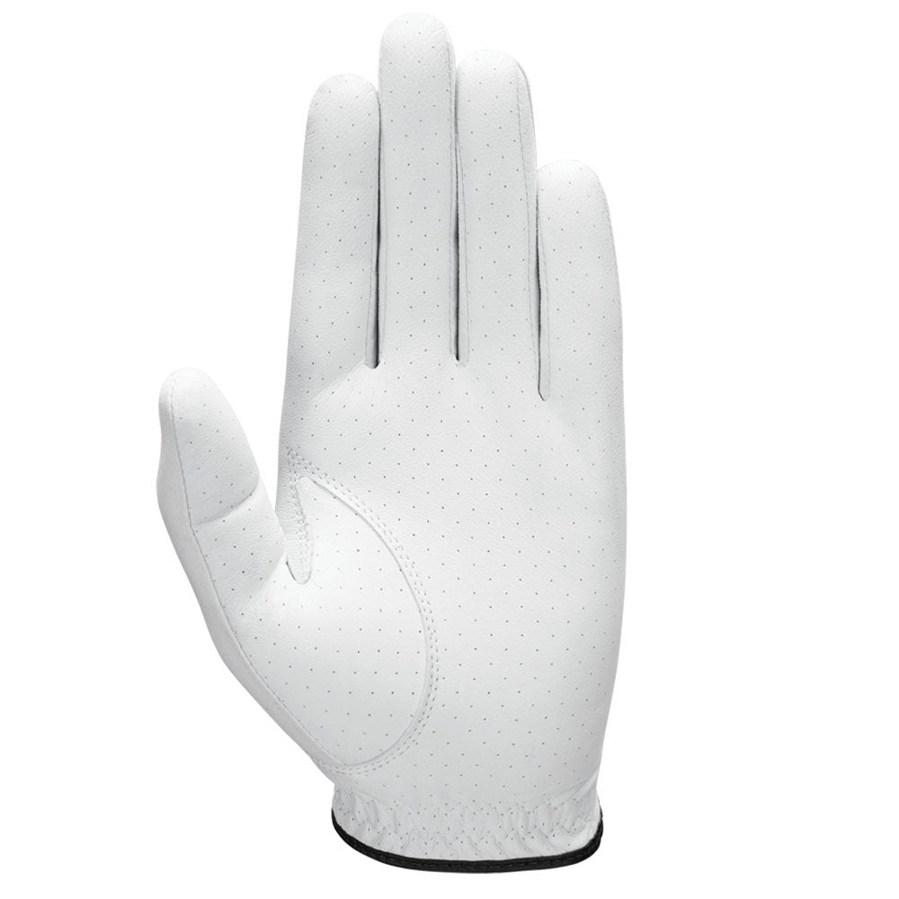 Callaway Women'S Opti Flex Glove, White, Small, Worn On Left Hand