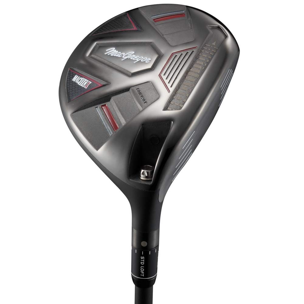 Macgregor Unisex'S Macfair110 Mactec X Fairway Right Hand Graphite Adjustable Golf Club, Black, Regular Shaft