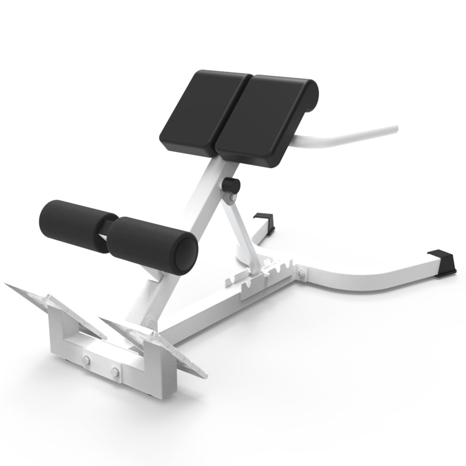 Garvee Adjustable Home Roman Chair, Multi-Angle Back Extension Bench, Abdominal Core Training Board with Foldable Anti-Slip Base
