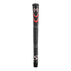 Superstroke Cross Comfort Golf Club Grip, Black/Red (Midsize) | Soft & Tacky Polyurethane That Boosts Traction | X-Style Surface