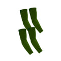 Kuhnmarvin 2Pairs Arm Sleeves For Men/Women Tattoo Cover-Up Volleyball Sleeve Softball Pickleball Compression Sleeves (Green)