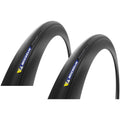Michelin Power Cup TLR 700x28C Road Tires Bundle Tubeless Ready, Aramid Shield, X-Race Technology