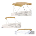 Savvycraft 4 Bow Bimini Replacement Top Canvas Cover 4 Bow 96'' L 73''-78'' W Beige Color
