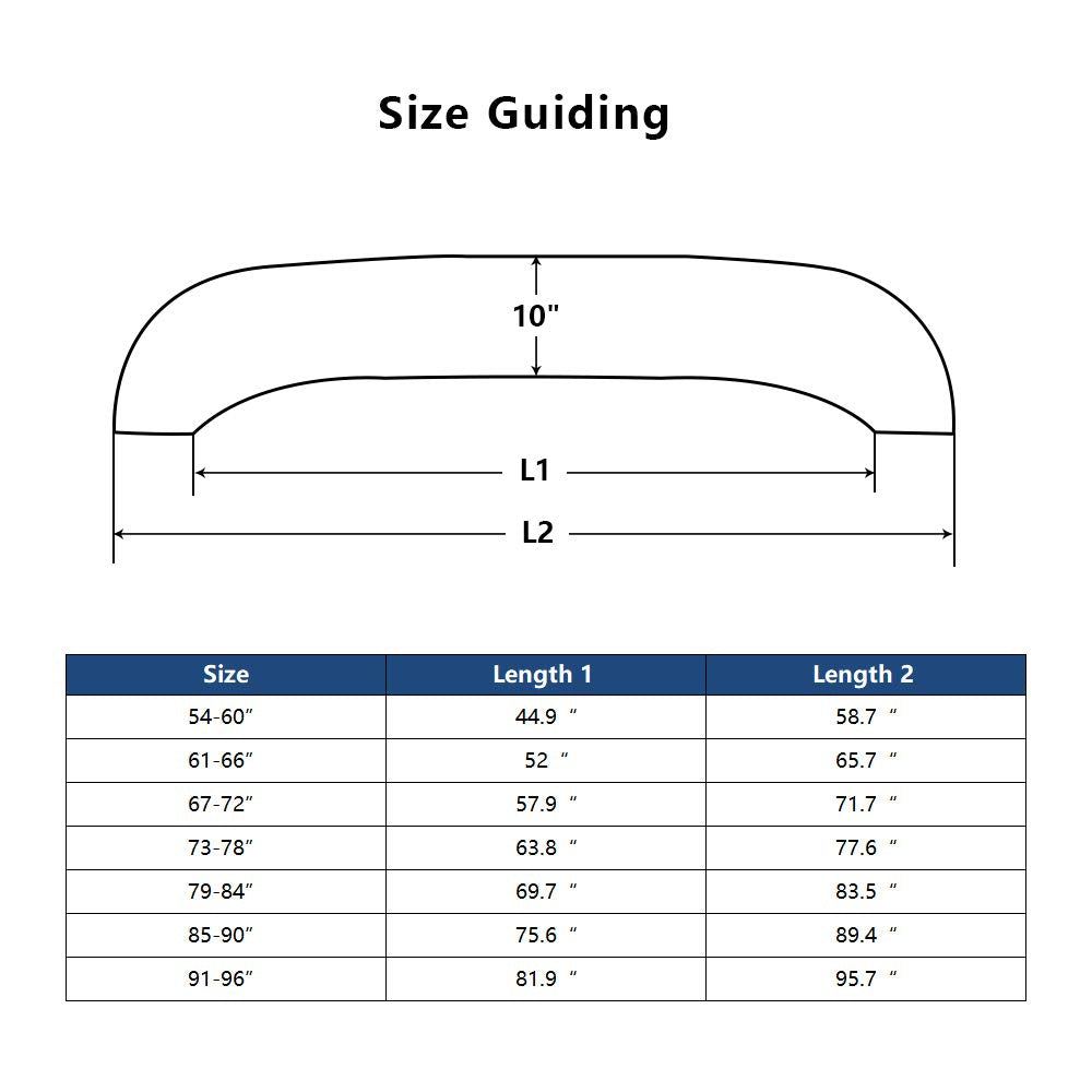 Msc 600D Bimini Top Storage Boot (Navy, 67-72'' W)