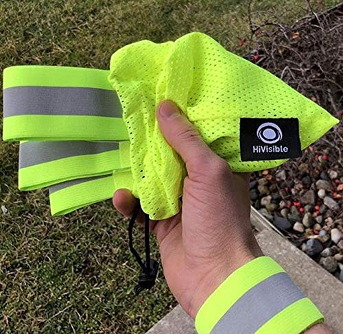 Hivisible Reflective Bands For Night Walking Reflective Arm Bands For Runners Reflective Wristbands Reflective Ankle Bands Cycli