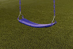 Beginner Swingset Seat With Chains | Purple | 115Lb Capacity | 58'' Zinc-Plated Chain W/Vinyl Coating | Easy Assembly & Installa
