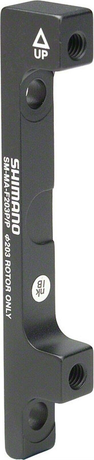 Shimano Ma-F Disc Brake Mounting Bracket (Black, 203-Mm Post/Post Front)