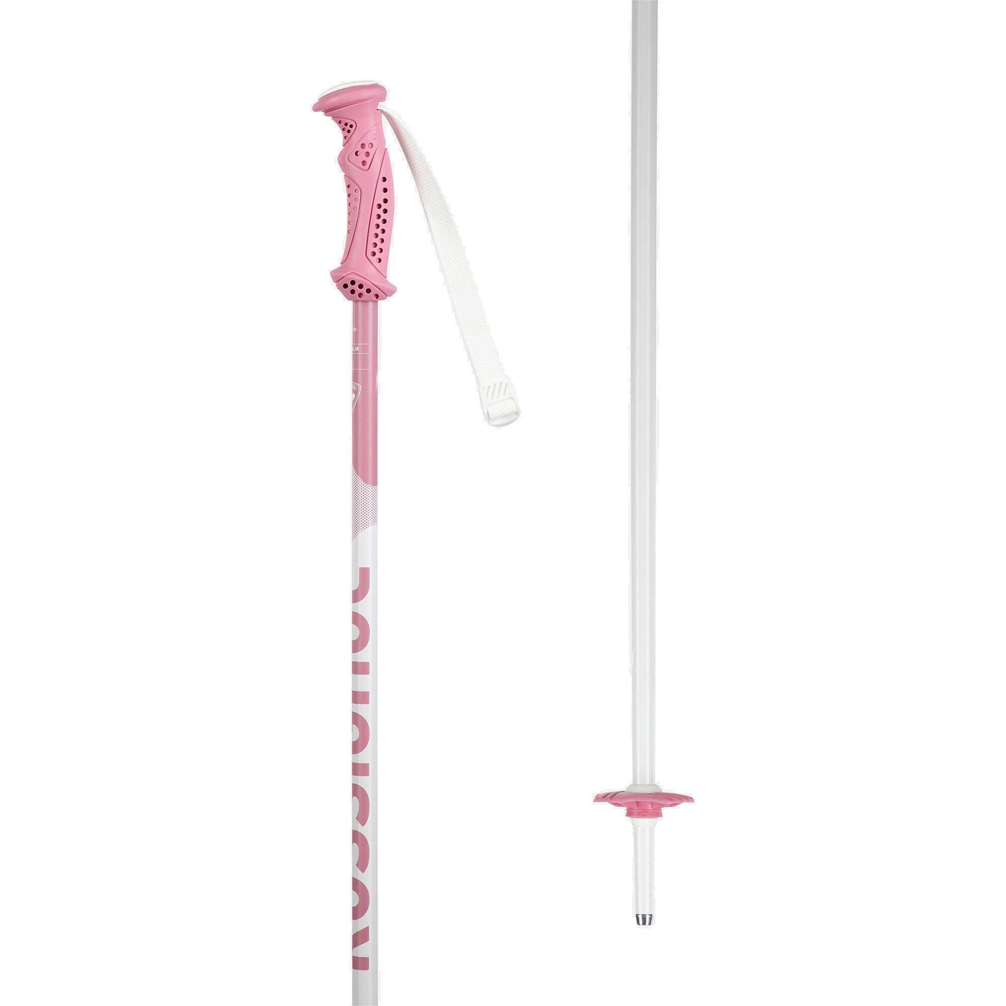 Rossignol Electra Alpine Ski Poles - Lightweight Kids Downhill Ski Poles - Pink