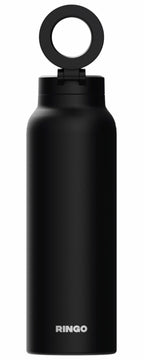 Ringo PRO Water Bottle with Magnetic Phone Mount & Sip Straw Lid - Insulated Stainless Steel Bottle for Workouts, Content Creati
