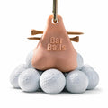 Bar Balls Golf Ball & Tee Holder Caddy - Clip-On Golf Accessory with Carabiner, Holds 2 Balls & 2 Tees, Funny Golf Gift for Men