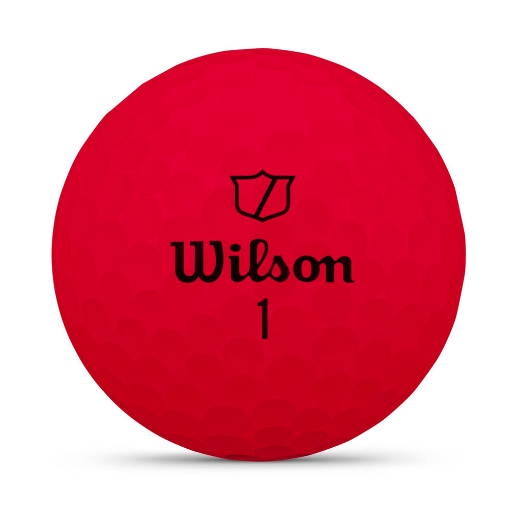 Wilson 2025 Duo Soft Golf Balls - Red, 12 Balls