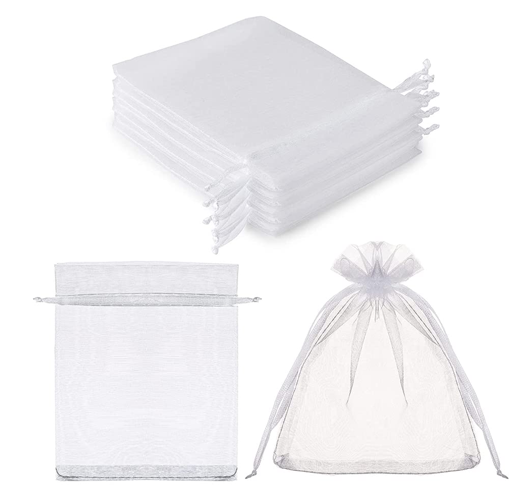 Avanti Creation Organza Return Gift Bags|Drawstring Pouches for Wedding | Jewellery Pouch Potli Bags | Candy Drawstring Bags| Pl