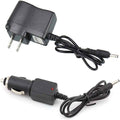 Pocketman 3.7-4.2V Li-ion AC Charger Cable Cord Car Charger Adapter for Rechargeable Flashlight Headlamp Headlight Torch