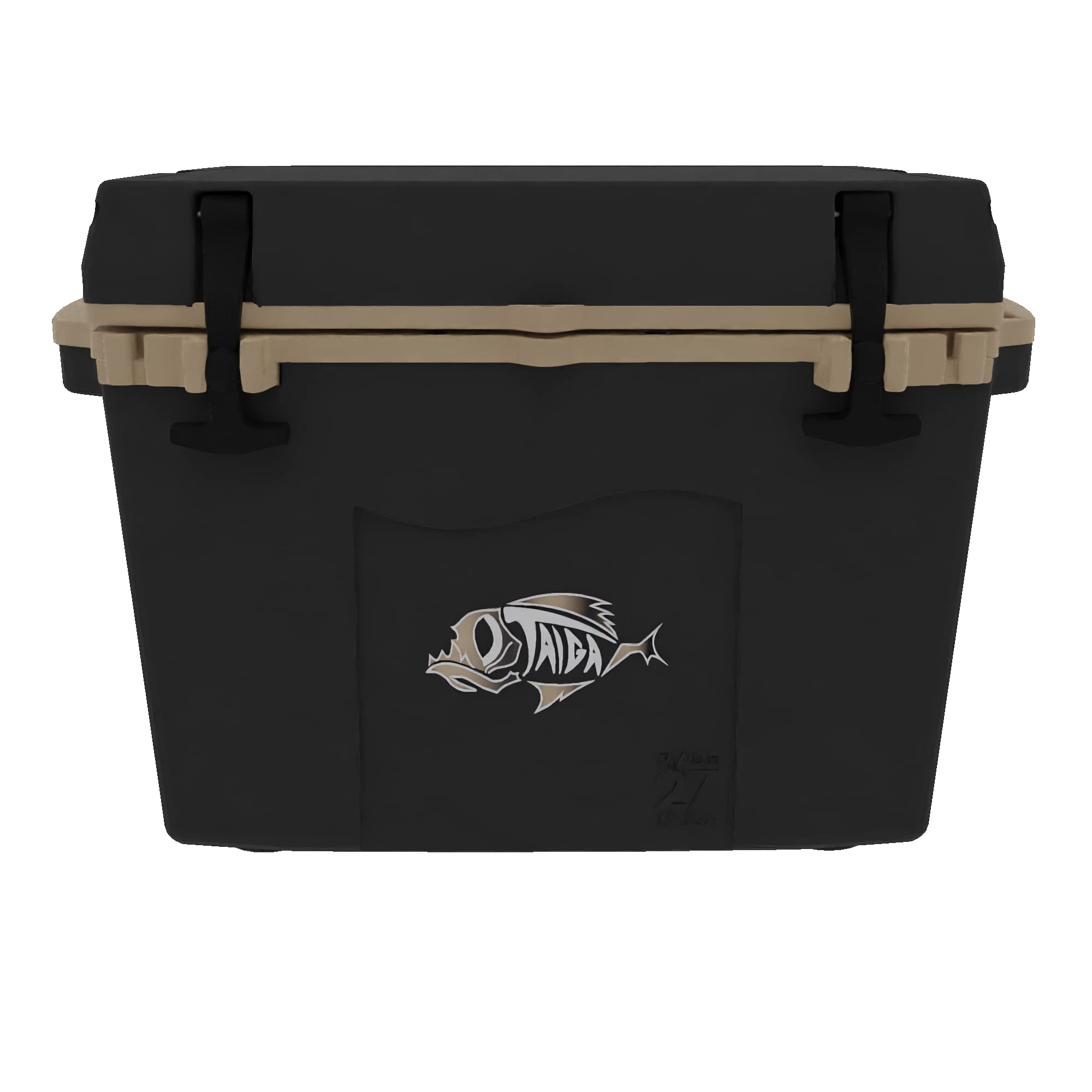 Taiga Cooler 27 Quart Cooler (Black and Tan)