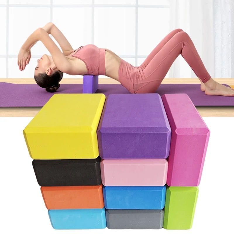 Ella Health & Beauty Yoga Pillow HighDensity Block To Support And Improve Strength Aid Balance And FlexibilityLightweight Odor