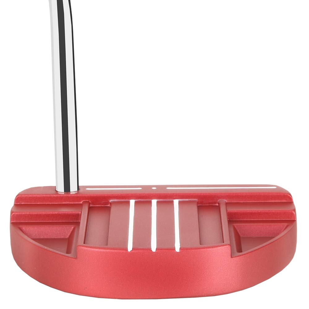 Ram Golf Laser Red Milled Face Mallet Putter - Headcover Included 35''