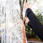 Franklin Sports Lacrosse Backstop Net - Lax Goal Extra Large Durable Net For Shooting Training + Practice - - 12' X 9'