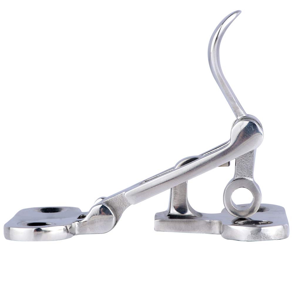 Marine 316 Stainless Steel Anti-Rattle Lockable Hatch,Hold Down Clamp Latch,Marine Hatch Locker (2 Pcs)