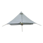 Six Moon Designs Lunar Solo Gray 1 Person Ultralight Tent. 26 Oz. Backpacking Tent. 100% Silicone Coated Polyester Material For