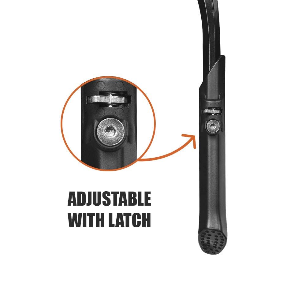 Bv Bike Kickstand - Lightweight Aluminum Alloy Rear Side Kick Stand For 24-28'' Bikes - Tool-Free Installation, Suitable For All