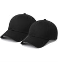 T.N.X Baseball Cap, Black, Cotton, Adjustable, Unisex, Pack Of 2, For Sports, Travel, Casual Outdoor (Black)
