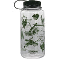 Nalgene 32 oz Wide Mouth Water Bottle | BPA-Free, Durable & Leak Proof- Geographical Bottle Design, East Coast Clear