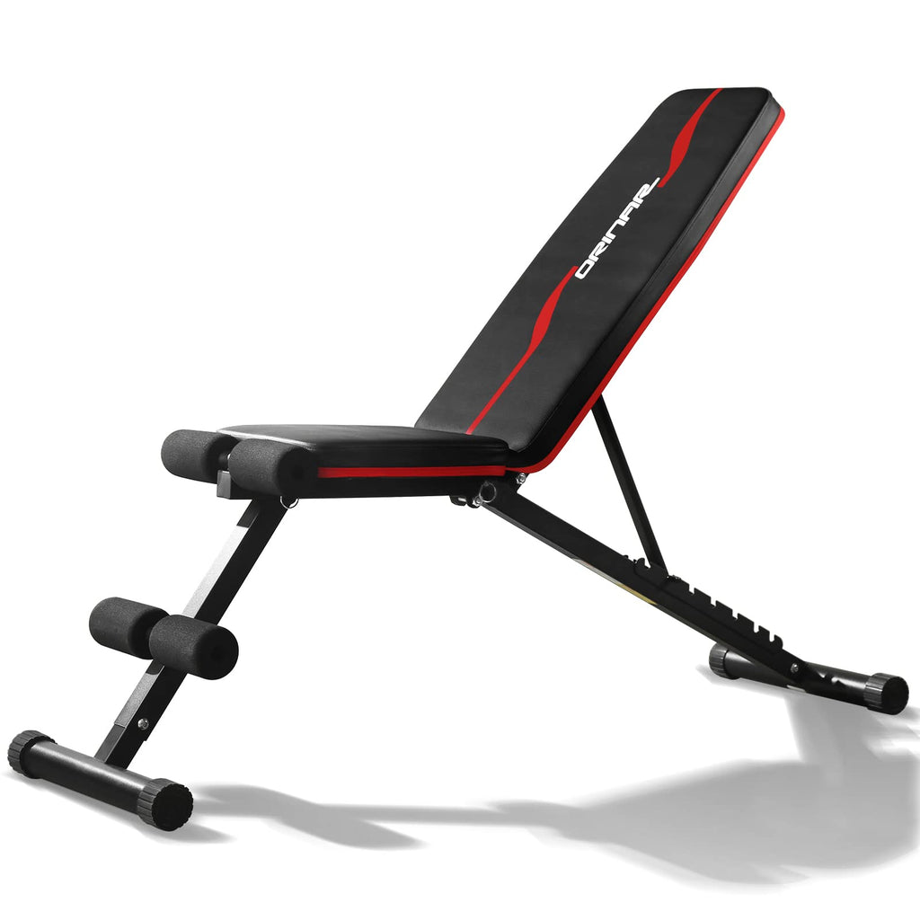 Orinar Weight Bench Press, Strength Training Adjustable Workout Benches For Full Body, Gym Benches For Incline Decline Exercise