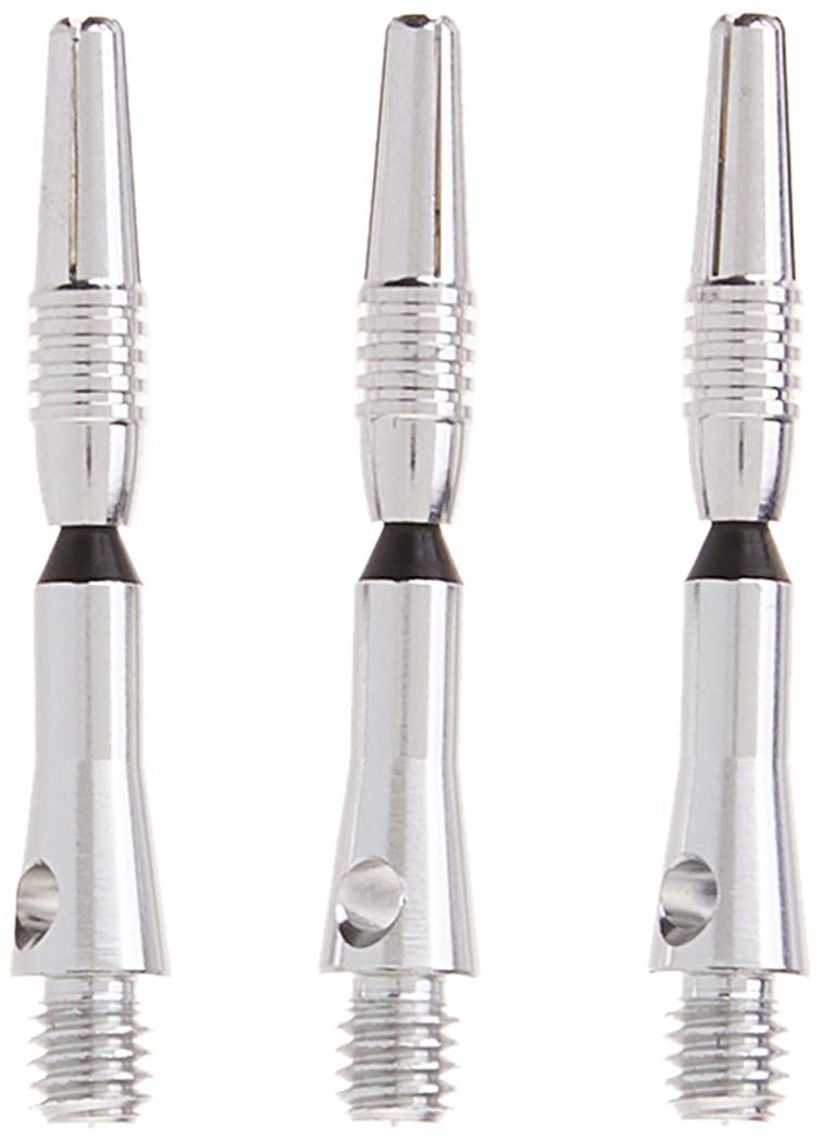 Viper by GLD Products Spinster Aluminum Shaft Silver Spinster Aluminum Dart Shaft, Short (SH), 3 Pack, Short (SH) - 1.5 (35-7803