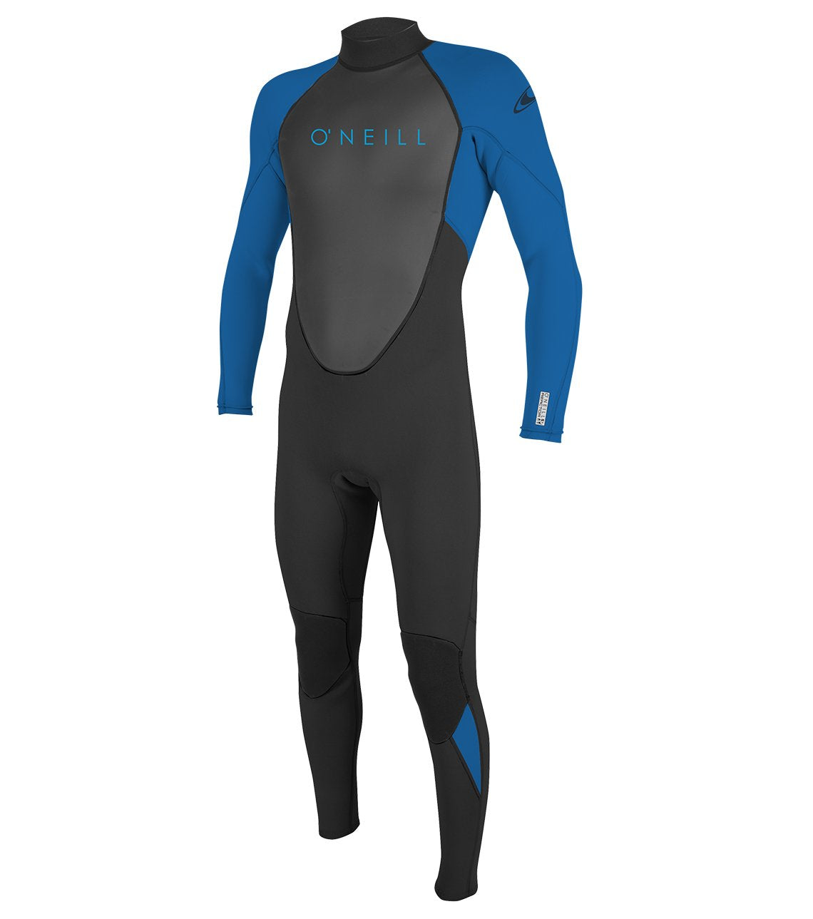 O'Neill Youth Reactor-2 3/2Mm Back Zip Full Wetsuit, Black/Ocean, 14