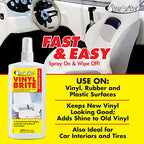 Star Brite Vinyl Brite Protectant - Marine Grade Uv Protection, Restores Shine & Flexibility For Vinyl, Rubber, Plastic, Fibergl