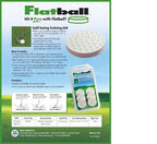 Izzo Golf Flatball Swing Golf Training Aid, White