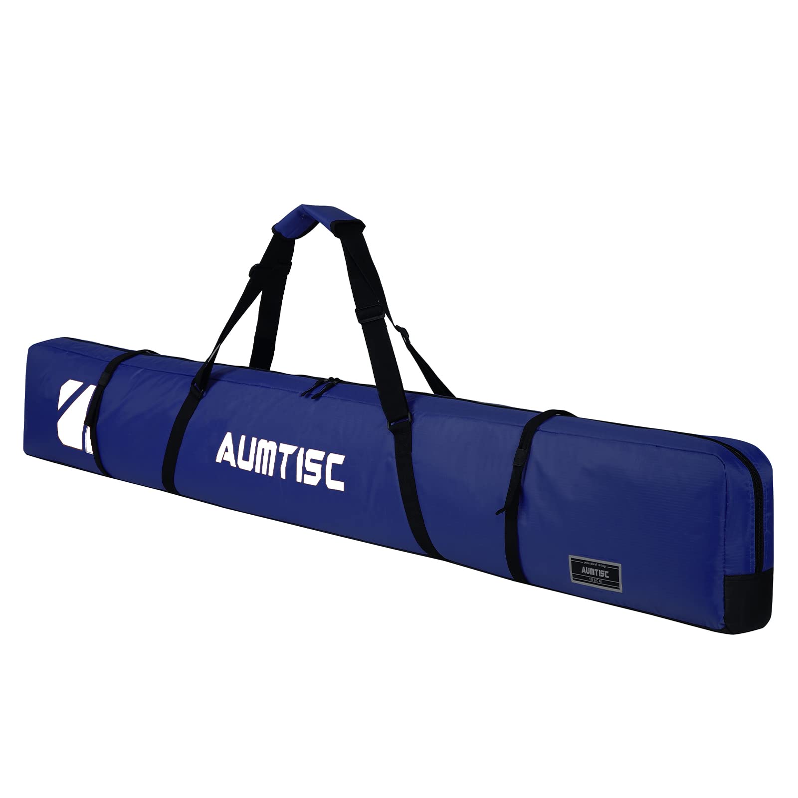 AUMTISC Ski Bag, Padded Ski Bags for Air Travel, Single Ski Carry Bag to Transport Skis, Waterproof Snow Skiing Travel Bags for 