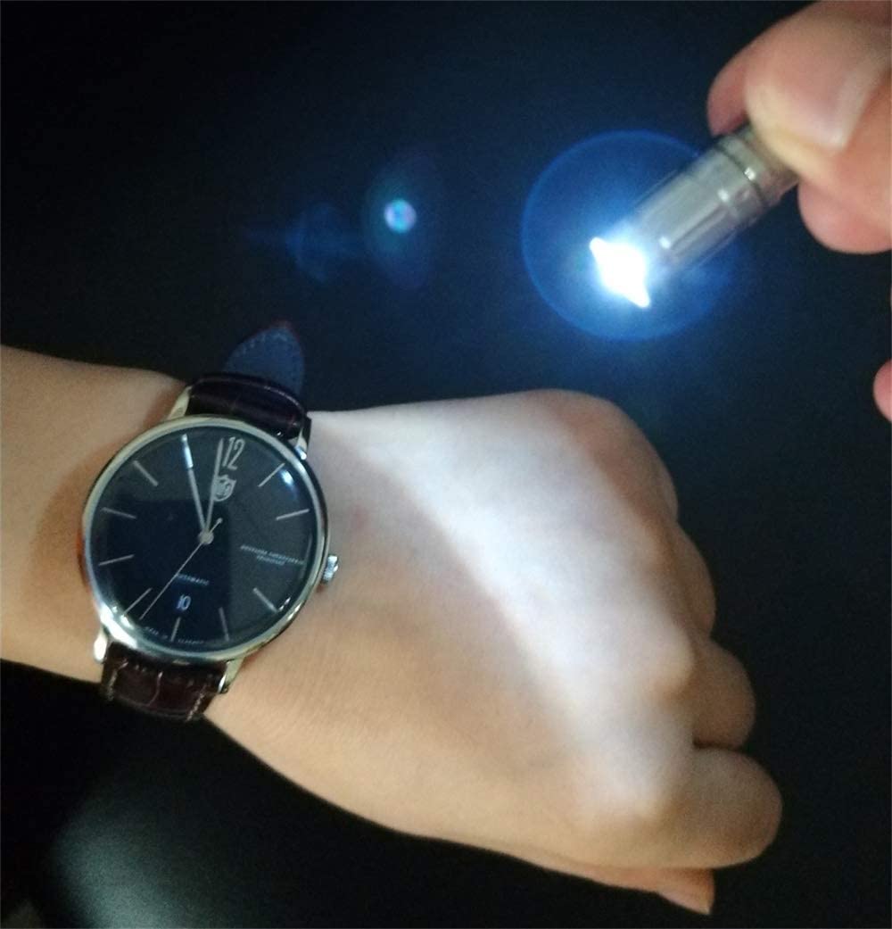 Super Mini Small Tiny Keychain Flashlight, Smallest Bright Key Ring Light Torch For Edc Emergency Dog Walking Sleeping Reading G