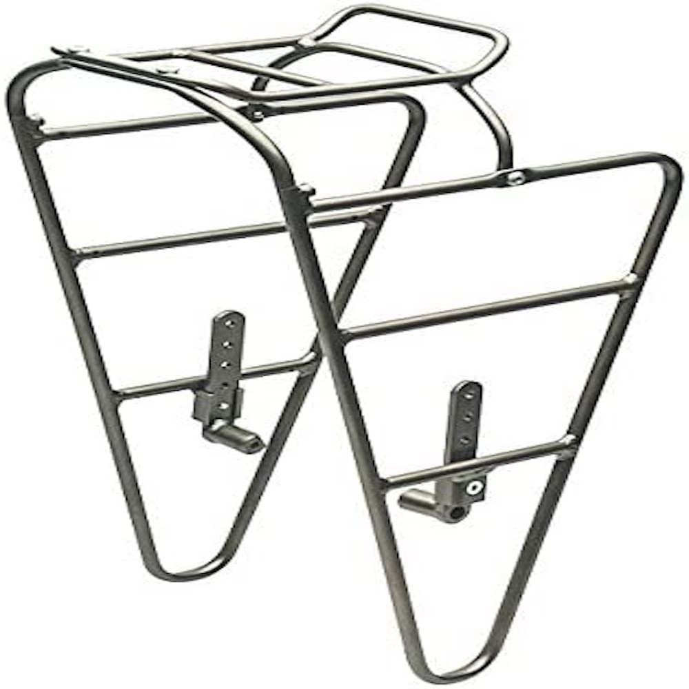 Blackburn Outpost Front and Rear World Touring Bike Rack (Grey, Front)