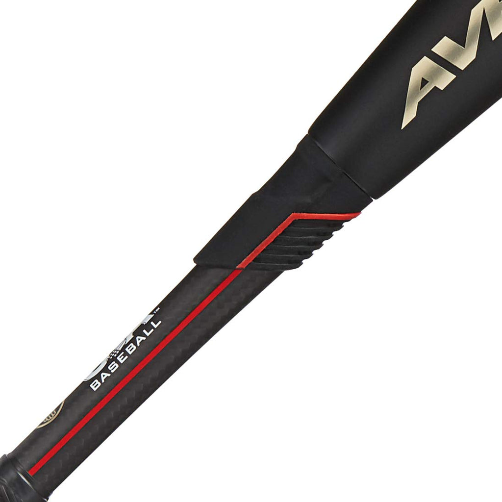 Axe Bat 2022 Avenge Pro (-10, 2-5/8'') Usabat Baseball Bat, 2-Piece Composite, Black/Red/Gold (32'' / 22 Oz.)