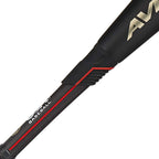 Axe Bat 2022 Avenge Pro (-10, 2-5/8'') Usabat Baseball Bat, 2-Piece Composite, Black/Red/Gold (32'' / 22 Oz.)
