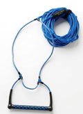 EZ Up Slalom Training Water Ski Rope - Deep-V Start Bridle - 75ft 16-Strand Floating Tow Line with 13  Comfort EVA Foam Handle -