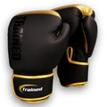 Trained Boxing Gloves 10Oz (Gold & Black)