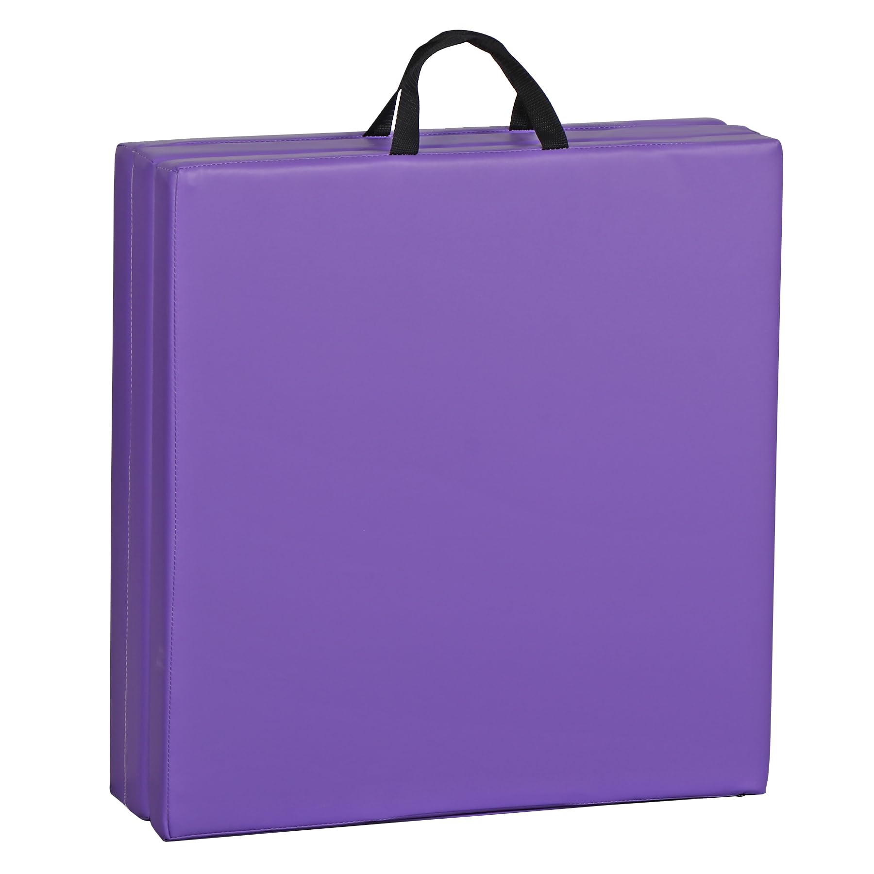 Zeny 2? Thick Tri-Fold Folding Gym Exercise Mat Extra Thick Gymnastics Mat Tumbling Mat With Carrying Handles For Home Workout,