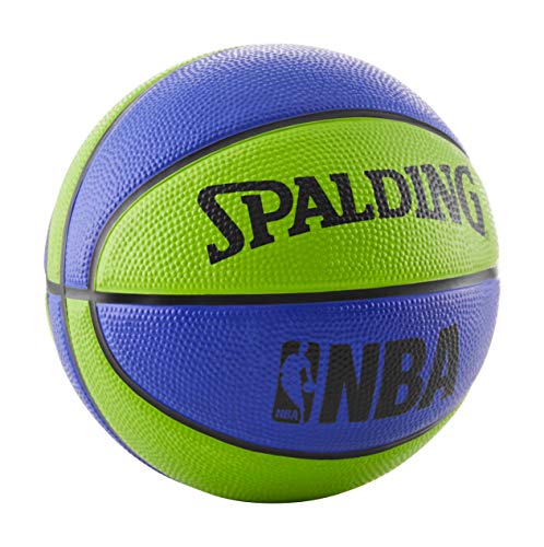 Spalding Nba Mini Outdoor Blue/Green Basketball 22''
